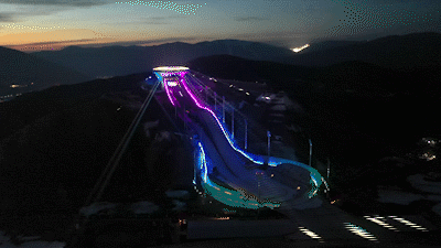 衛(wèi)星見證，這里如何變身“冬奧小城”