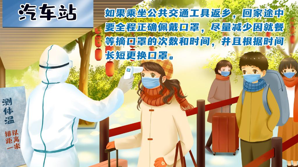 春運進行時，人在旅途如何做好防護？