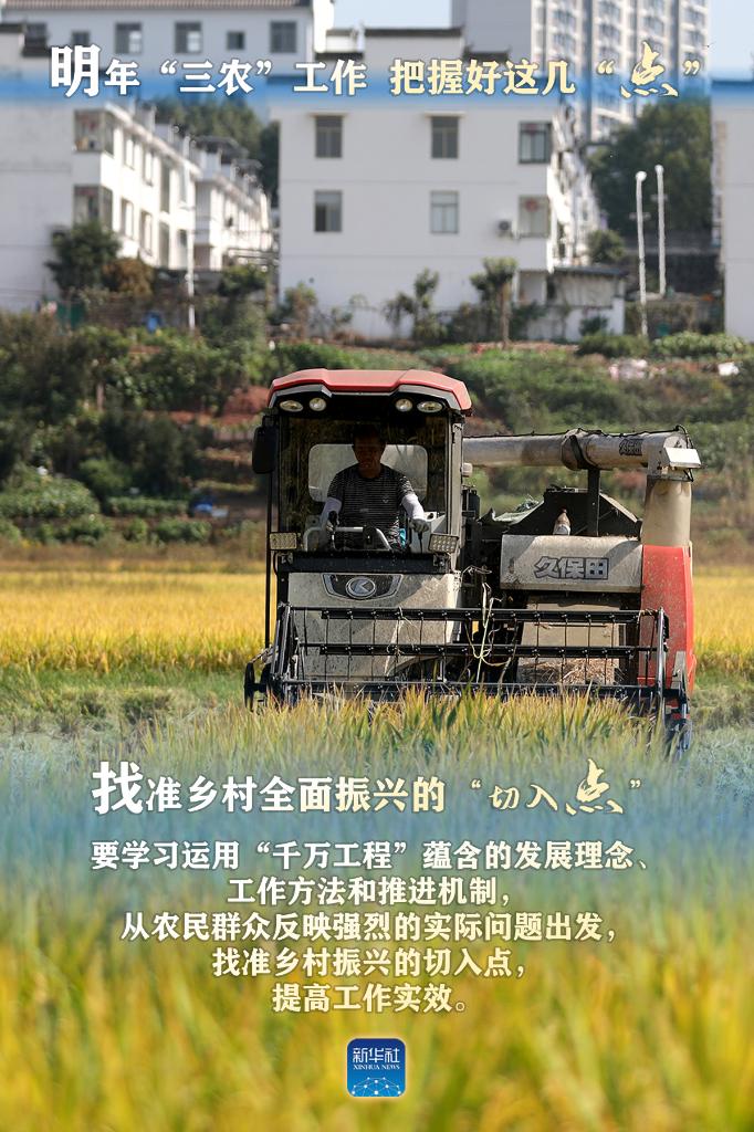 明年“三農”工作，這幾個“點”要把握好