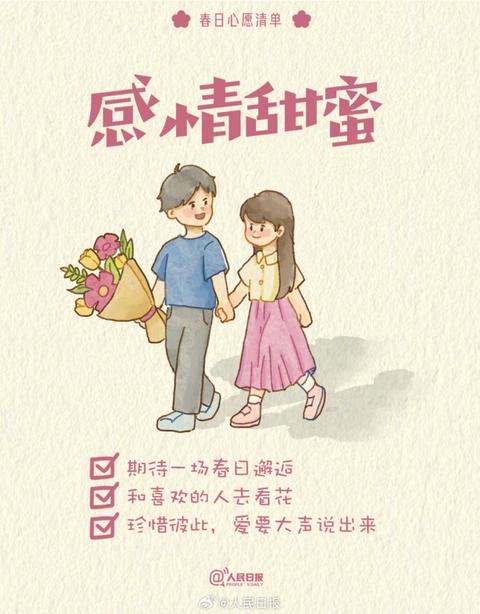 收藏打卡！領(lǐng)取你的手賬風(fēng)春日心愿清單