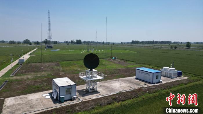 航拍壽縣國家氣候觀測臺?！∽Ａ?攝