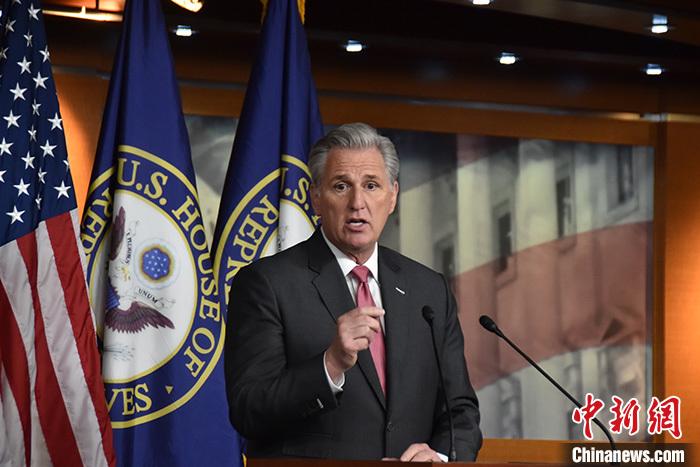 資料圖：美國眾議院議長麥卡錫。<a target='_blank' href='/'><p  align=