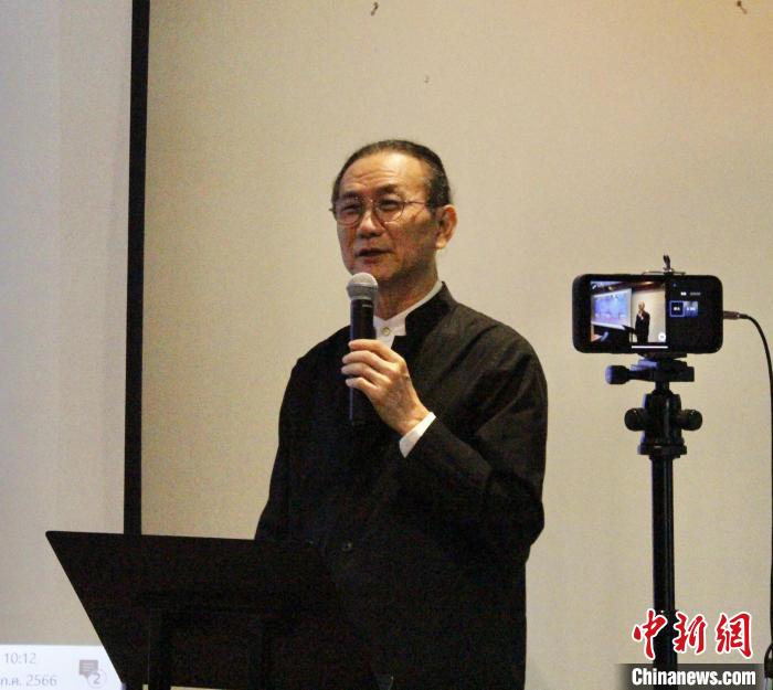 泰國泰中商務(wù)委員會主席邱威功致辭。<a target='_blank' href='/' _fcksavedurl='/'><p  align=