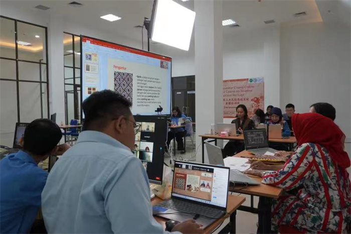 活動(dòng)現(xiàn)場(chǎng)。供圖：印尼三一一大學(xué)孔子學(xué)院