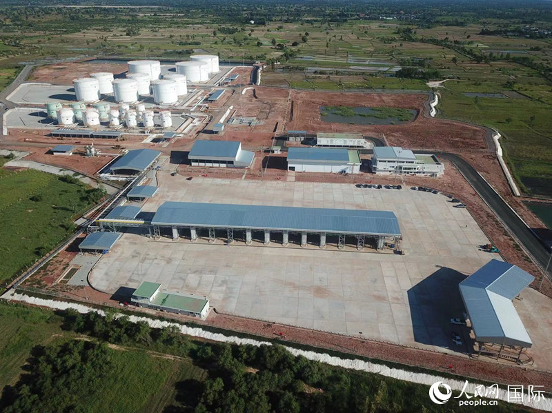 泰國東北部成品油管道項目終端罐區(qū)。人民網記者 孫廣勇攝