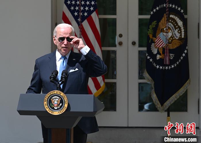 資料圖：美國總統(tǒng)拜登。