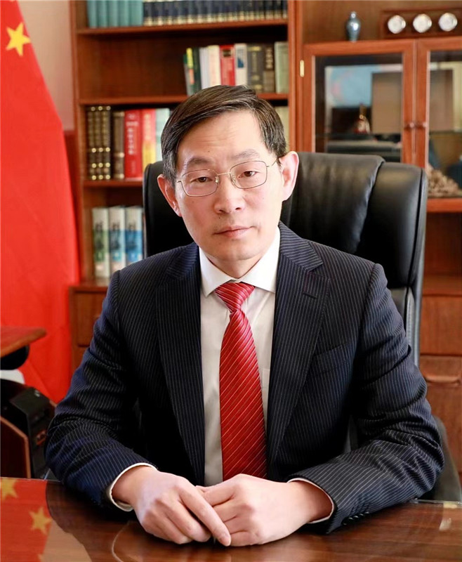 中國(guó)駐烏拉圭大使黃亞中。 中國(guó)駐烏拉圭大使館供圖