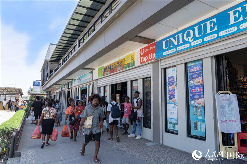 2023年9月12日，所羅門群島首都霍尼亞拉街景。人民網(wǎng) 賀吉攝