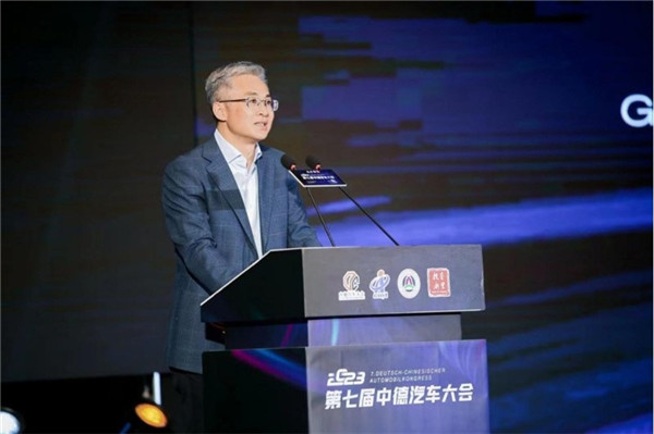 嘉興市人民政府市長(zhǎng)李軍致辭。主辦方供圖