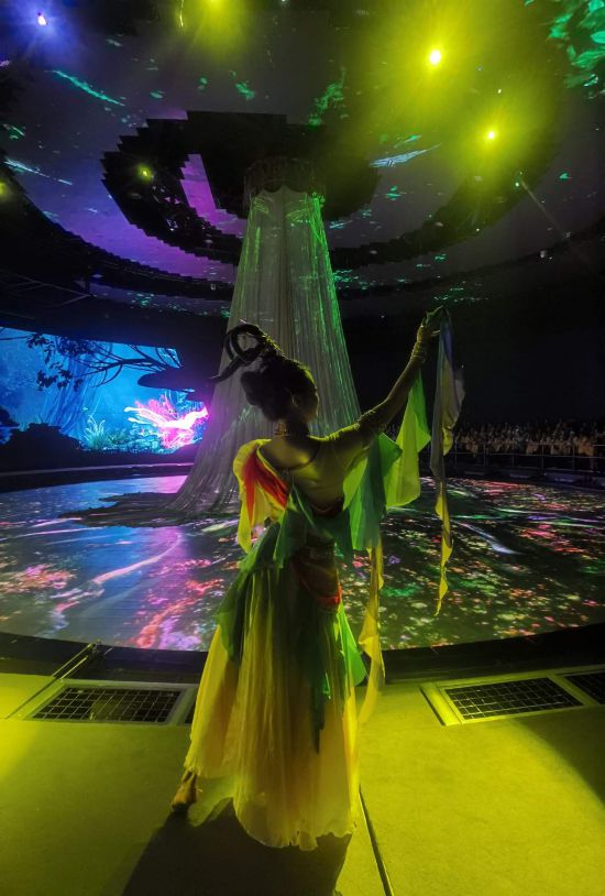 　　《天釀》演出場景。本報記者常雯宜攝