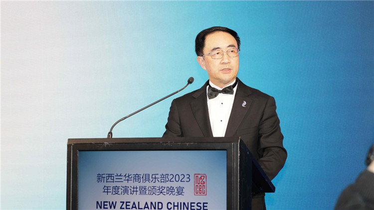 新西蘭華商聯(lián)合總會(huì)主席楊健。攝影：張凱