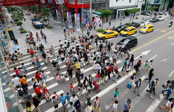 圖為信義商圈。圖片來源：臺灣“中時新聞網(wǎng)”。