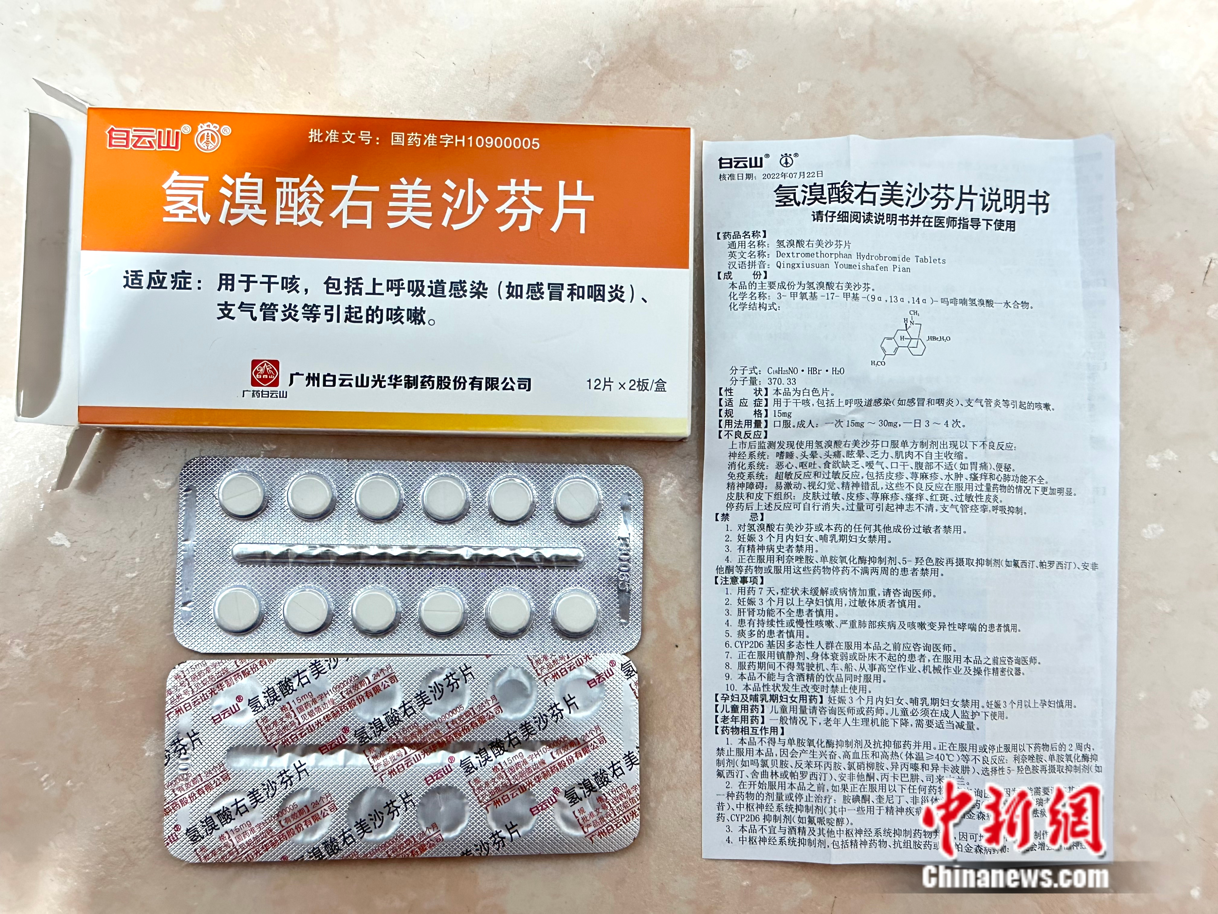 右美沙芬。受訪者供圖