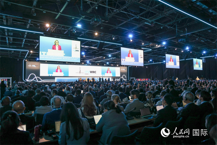 2023年世界無線電通信大會(huì)開幕式現(xiàn)場(chǎng)。人民網(wǎng)記者 任皓宇攝