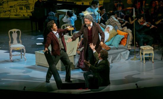 圖為《賈尼·斯基基》劇照。（中國國家大劇院供圖）