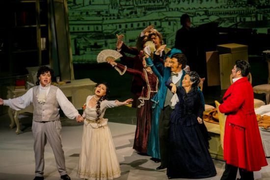 圖為《賈尼·斯基基》劇照。中國國家大劇院供圖。