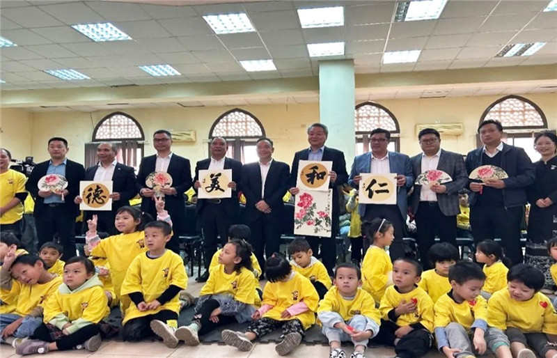 圖為2023“中華文化大樂園—埃及開羅營”閉幕式活動現(xiàn)場。主辦方供圖