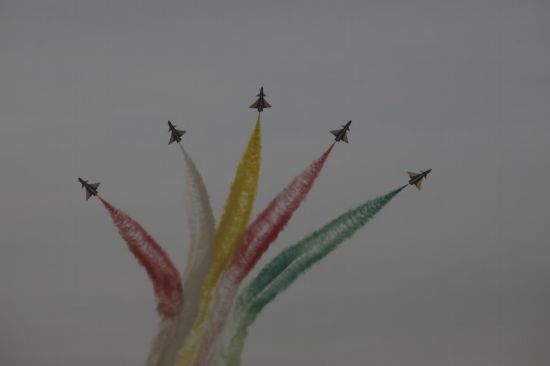 飛行表演現(xiàn)場。王曉東 攝