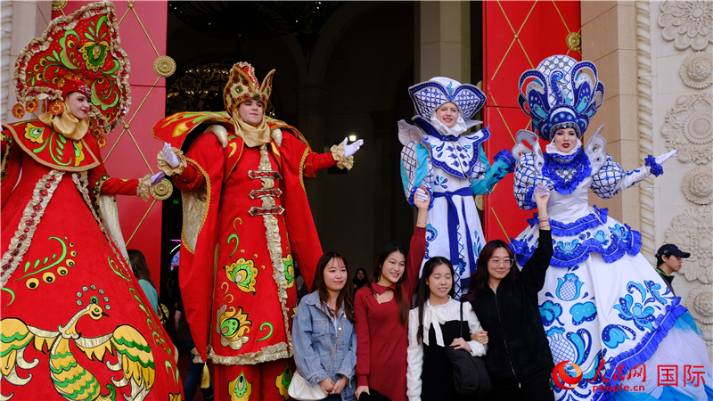 北京展覽館舉辦首屆俄羅斯“謝肉節(jié)”慶?；顒?dòng)。人民網(wǎng) 褚夢(mèng)琦攝