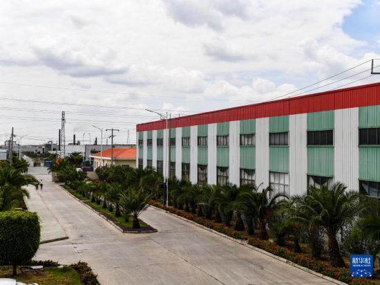 這是2024年2月16日在埃塞俄比亞杜凱姆市拍攝的東方工業(yè)園。 新華社記者 李亞輝 攝