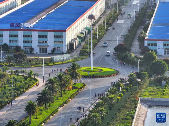 這是2023年10月31日在埃塞俄比亞杜凱姆市拍攝的東方工業(yè)園。 新華社發(fā)（東方工業(yè)園供圖）