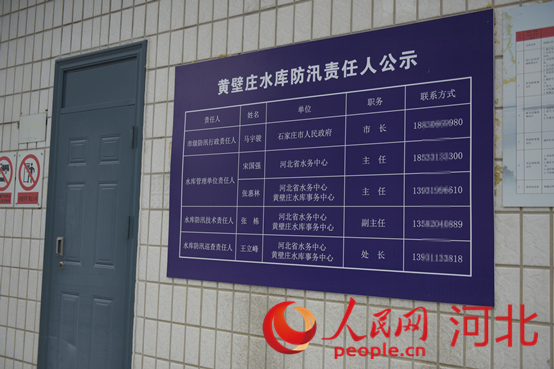 防汛責任人公示牌。人民網(wǎng)祝龍超攝