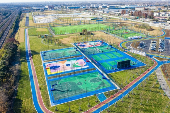 南京北站樞紐經(jīng)濟(jì)區(qū)環(huán)境整治項(xiàng)目一期。江北新區(qū)樞紐供圖