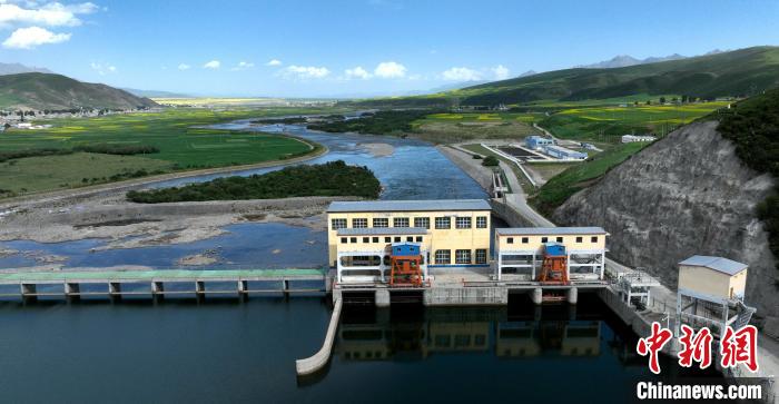 圖為引大濟(jì)湟調(diào)水總干渠的樞紐。(資料圖) 青海省水利廳 供圖