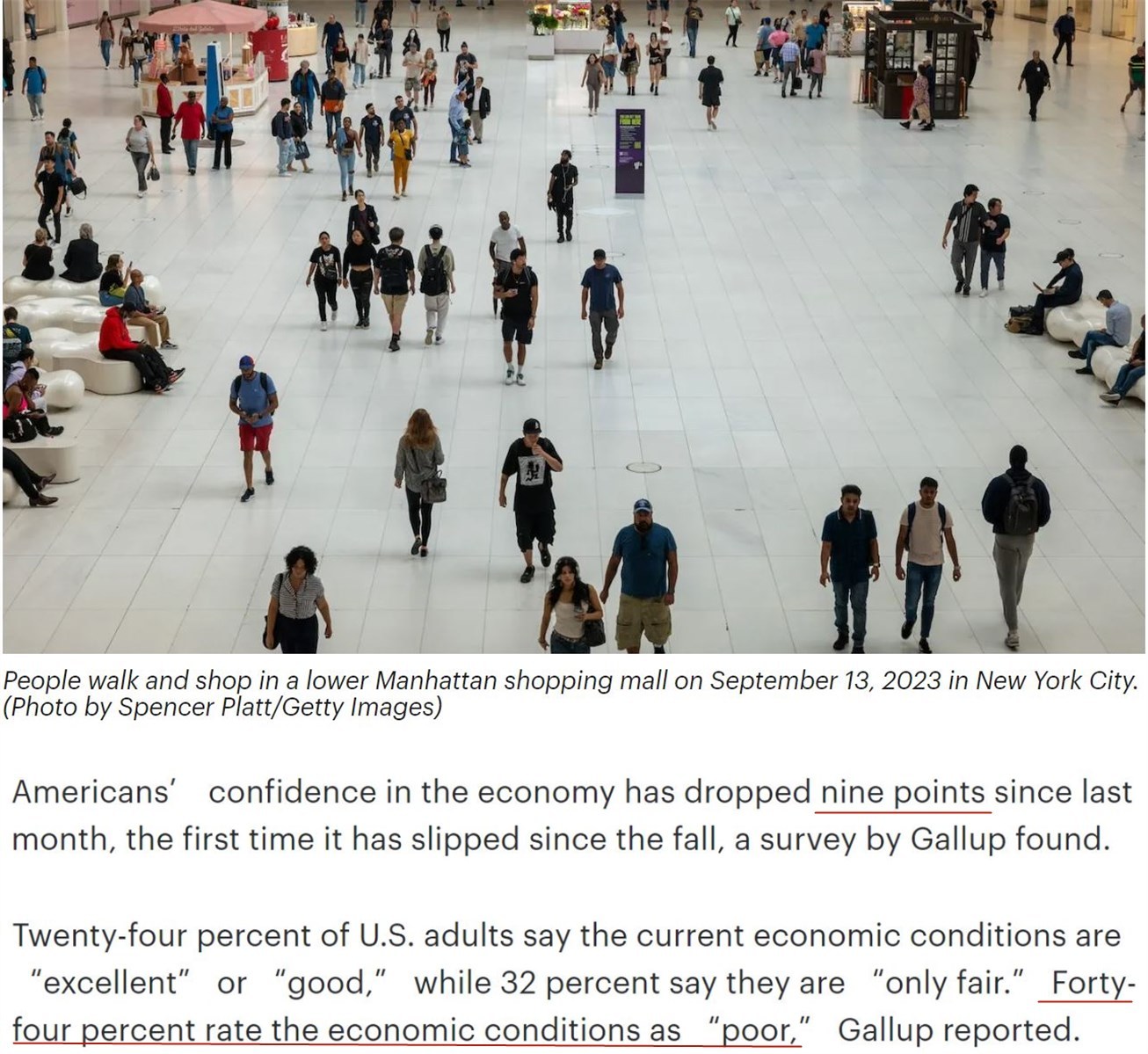 說到美國經(jīng)濟 超過四成的美國人用了這個詞！