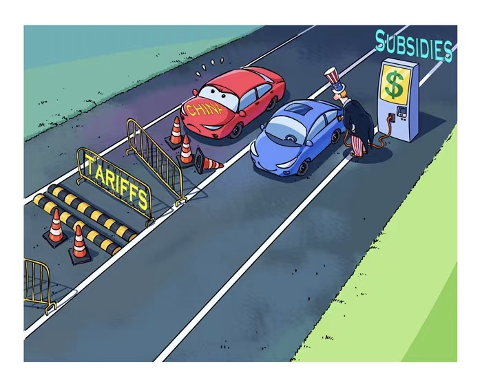 漫畫作者：馬宏亮（人民網(wǎng)版權(quán)圖片，未經(jīng)授權(quán)請(qǐng)勿轉(zhuǎn)載。）