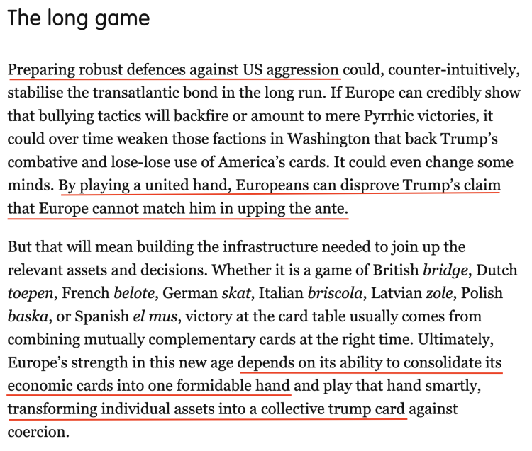 深觀察丨“只要團(tuán)結(jié)，歐盟反制美國(guó)的王牌很多”