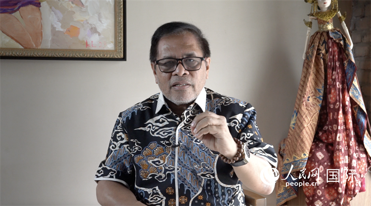 5月14日，印度尼西亞大使周浩黎接受人民網專訪。人民網 王婧攝