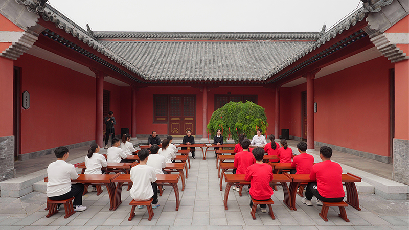 “一塊豆腐話清廉”思政課。滁州市委網(wǎng)信辦供圖