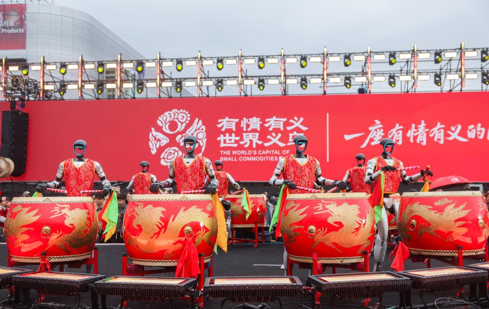 2026年2月28日，義烏全球數(shù)貿(mào)中心舉行新春開(kāi)市儀式。