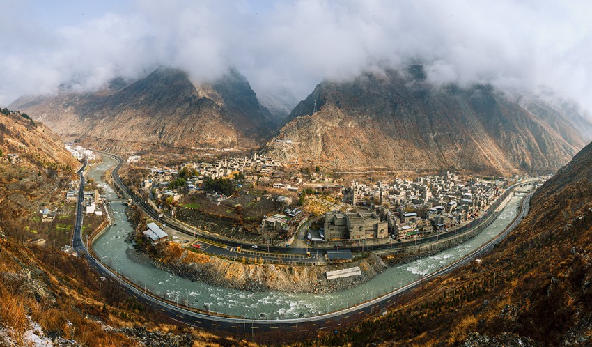 四川省阿壩州理縣桃坪村。四川省文旅廳供圖