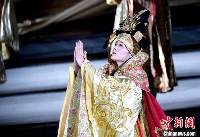 3月17日，西藏拉薩，《文成公主》大型史詩劇演出現(xiàn)場(chǎng)?！±盍?攝