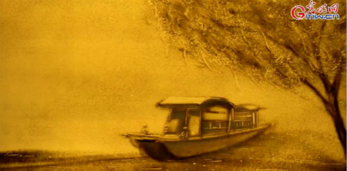 【沙畫】風(fēng)好正揚(yáng)帆，起航新時代